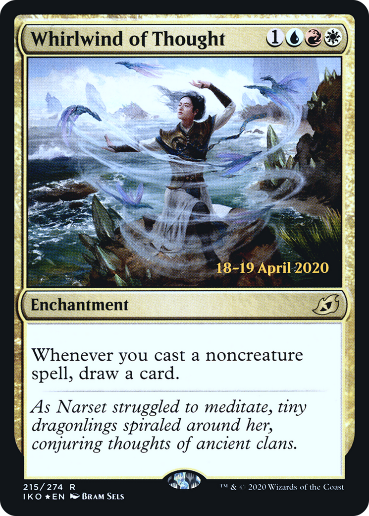 Whirlwind of Thought (PRE-215S) [Ikoria: Lair of Behemoths Promos] Foil