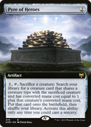Pyre of Heroes (KHM-370) [Kaldheim]: (Extended Art) Foil