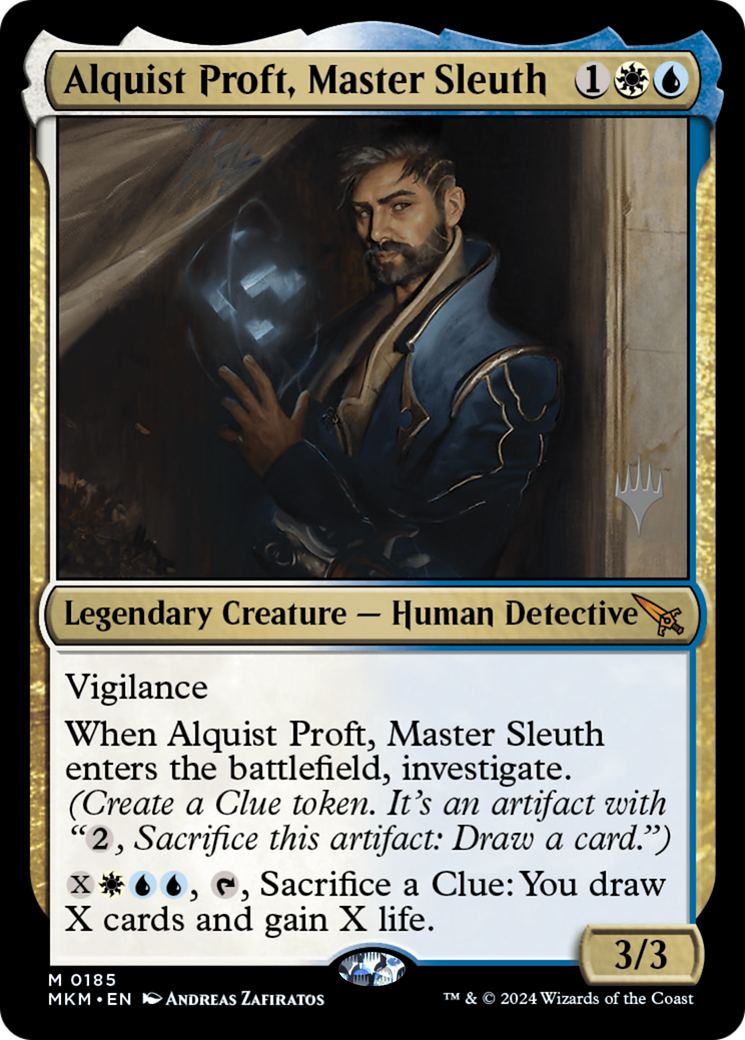 Alquist Proft, Master Sleuth (PPMKM-185P) [Murders at Karlov Manor Promos]