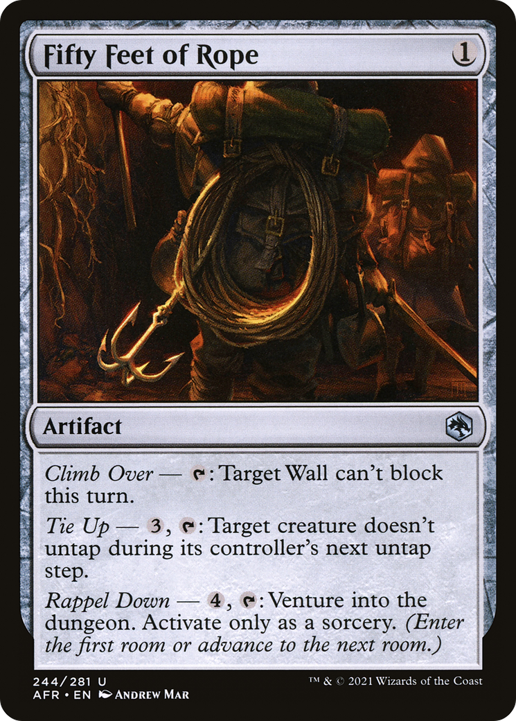 Fifty Feet of Rope (AFR-244) [Adventures in the Forgotten Realms] Foil
