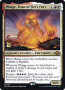 Phlage, Titan of Fire's Fury (PRE-197S) [Modern Horizons 3 Promos] Foil
