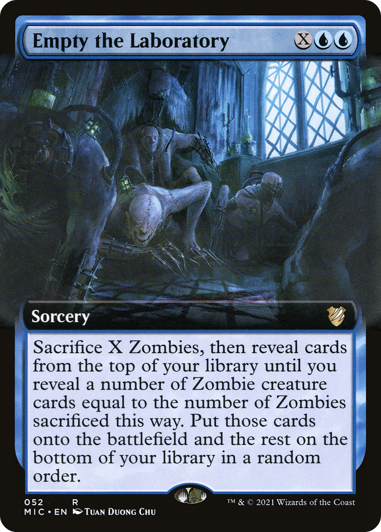 Empty the Laboratory (Extended Art) (MIC-052) [Midnight Hunt Commander]