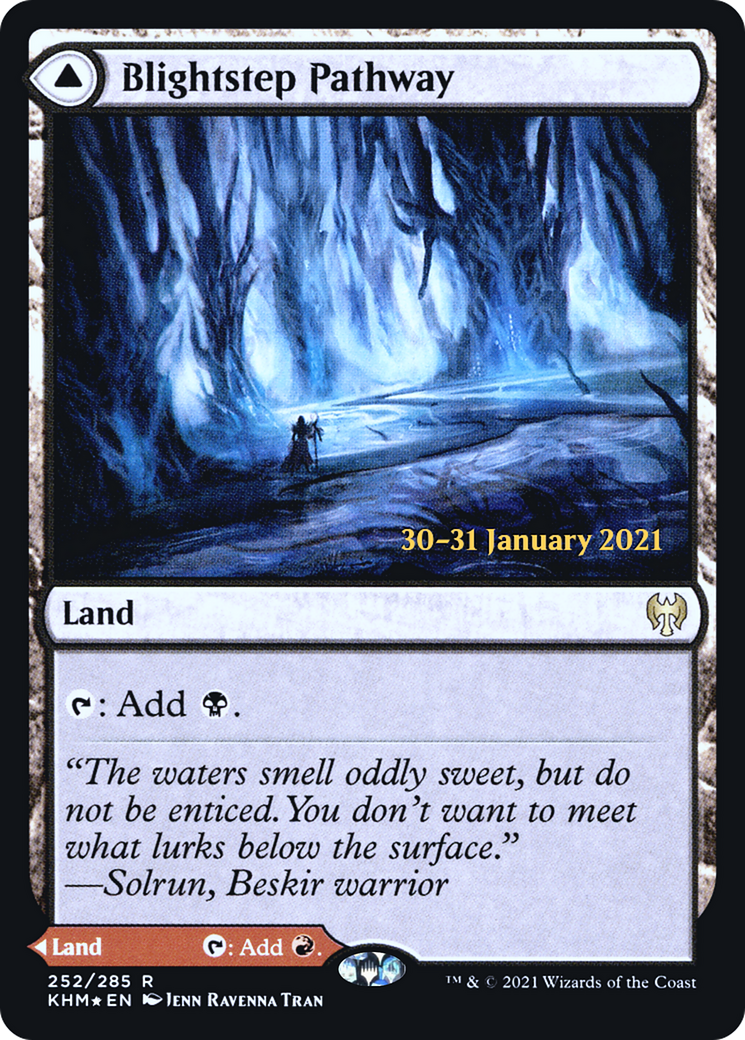 Blightstep Pathway // Searstep Pathway (PRE-252S) [Kaldheim Promos] Foil