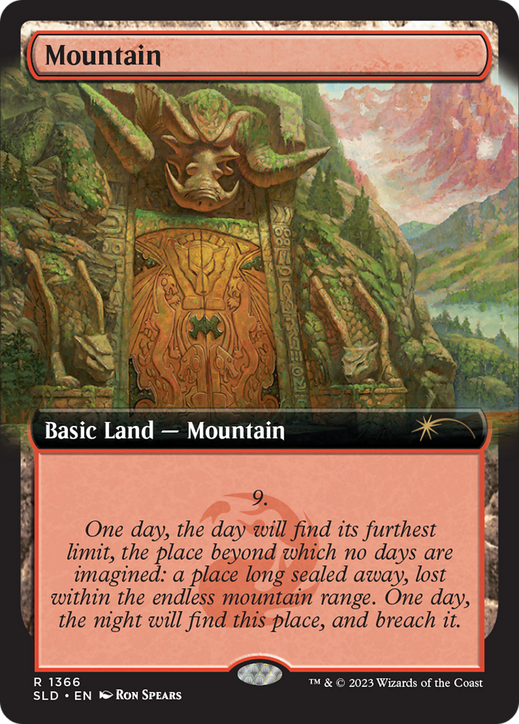Mountain (SLD-1366) [Secret Lair Drop]: (Extended Art)