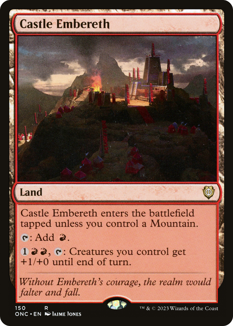 Castle Embereth (ONC-150) [Phyrexia: All Will Be One Commander]