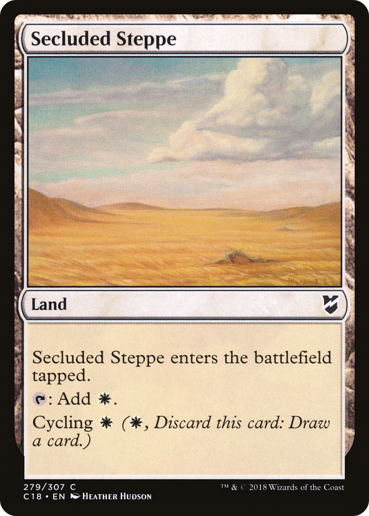 Secluded Steppe (C18-279) [Commander 2018]