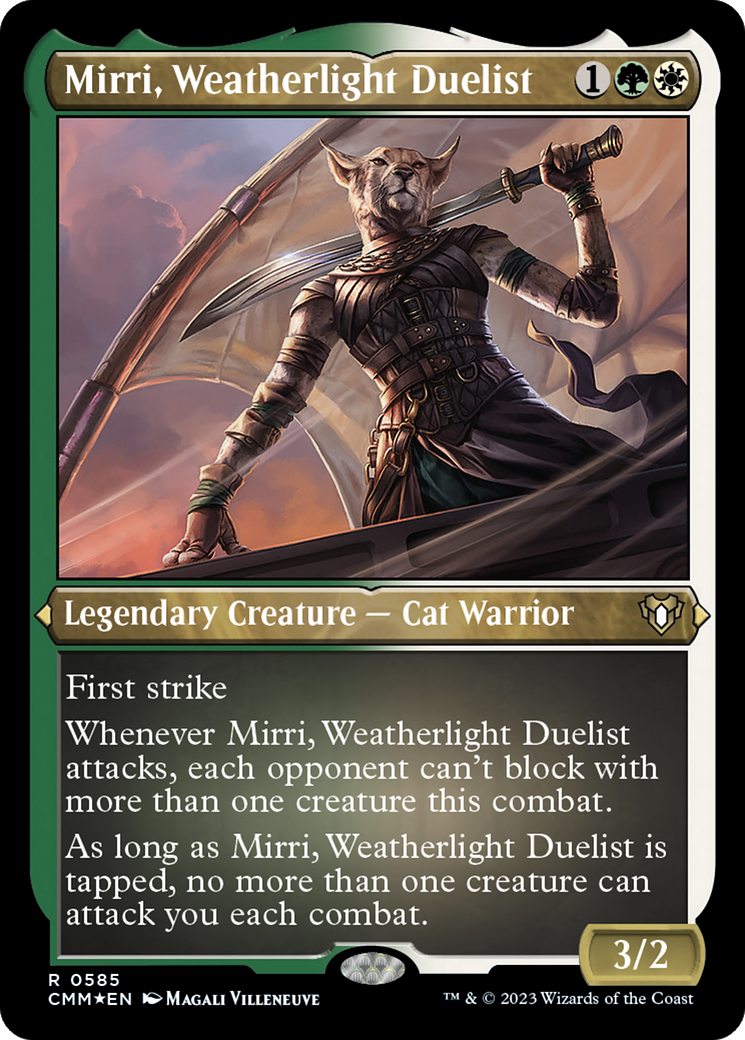 Mirri, Weatherlight Duelist (CMM-585) [Commander Masters] Etched Foil