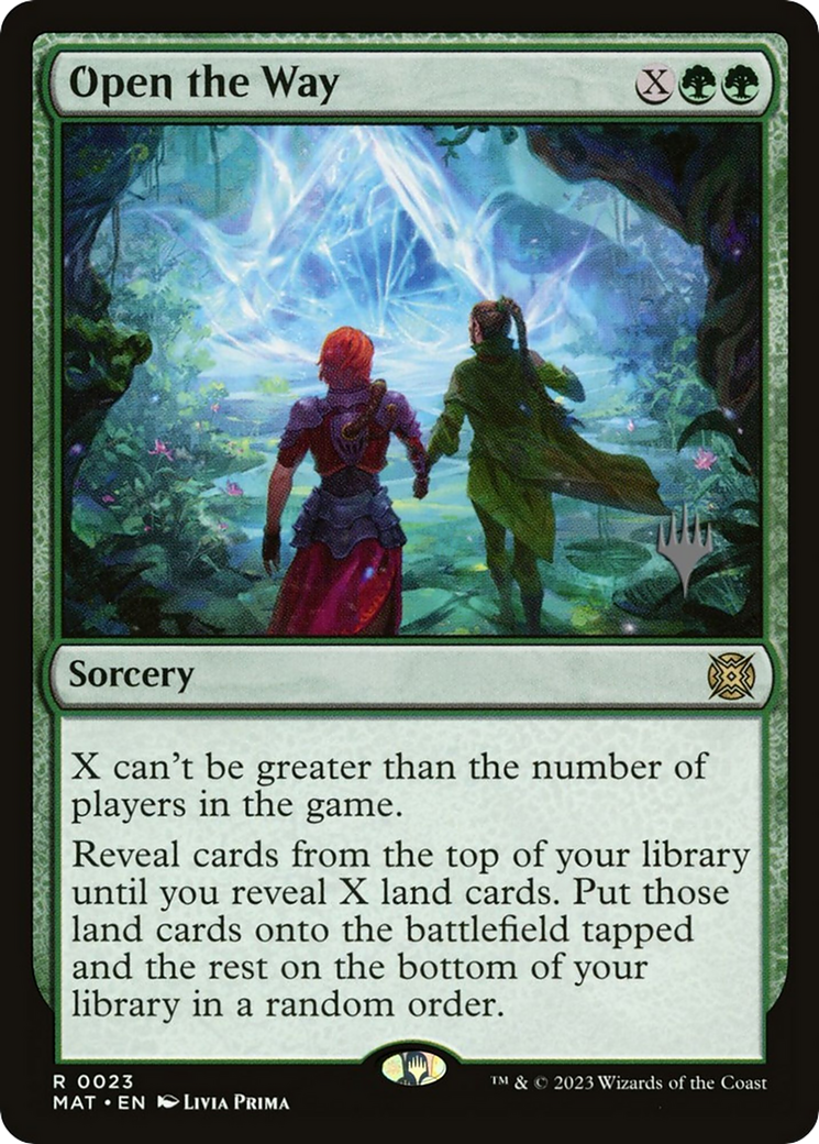 Open the Way (PPMKM-23P) [March of the Machine: The Aftermath Promos] Foil