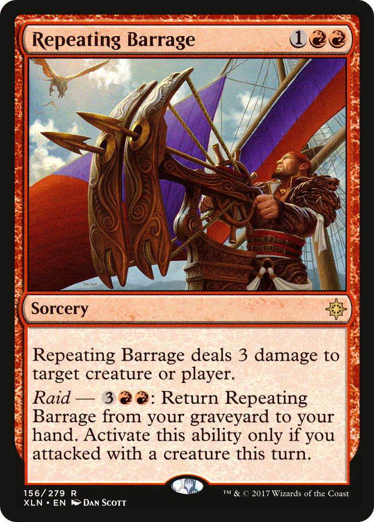 Repeating Barrage (XLN-156) [Ixalan] Foil