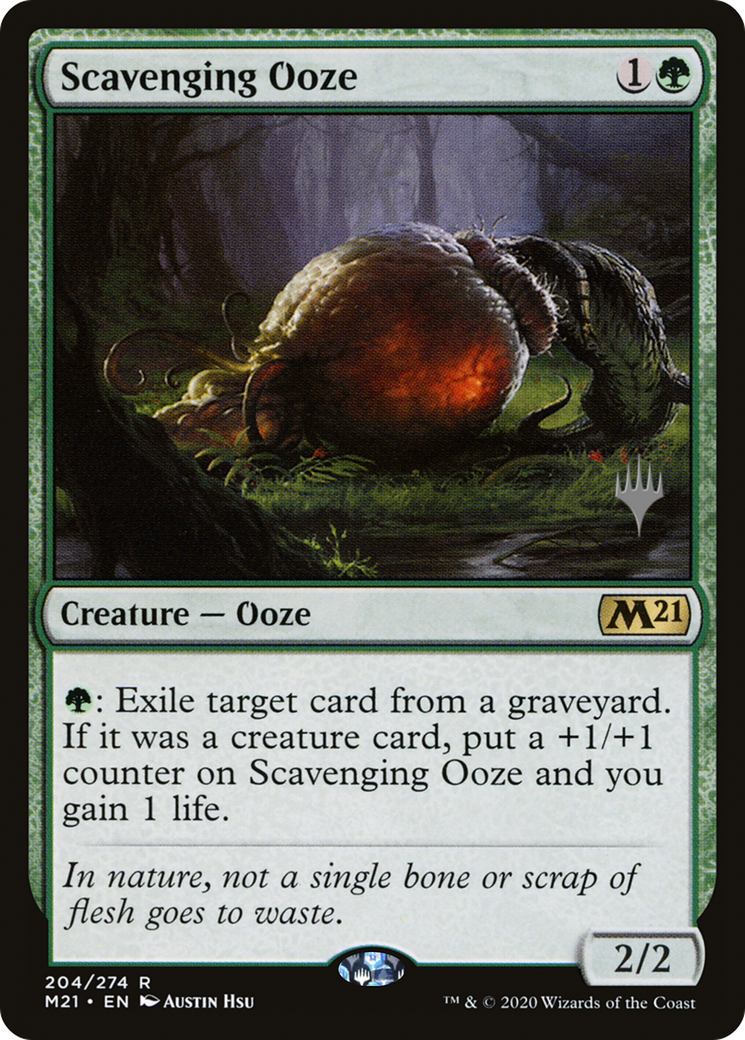 Scavenging Ooze (PPM21-204P) [Promo Pack: Core Set 2021 Promos]