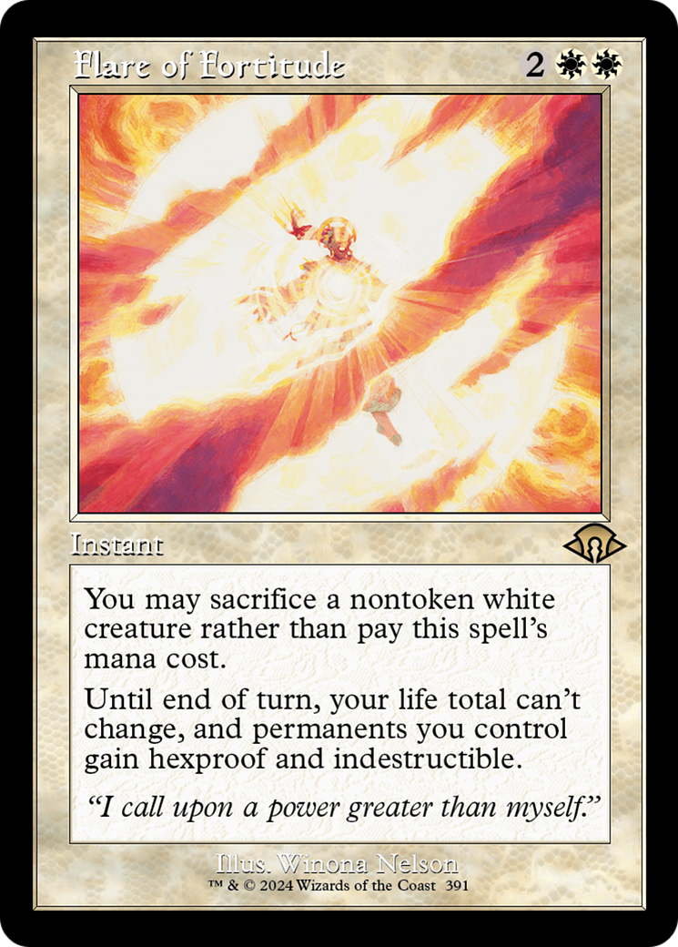 Flare of Fortitude (MH3-391) [Modern Horizons 3] Foil