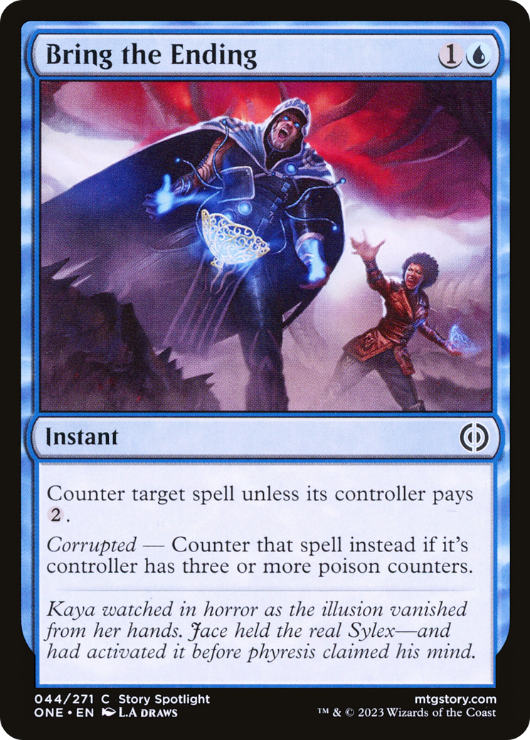 Bring the Ending (ONE-044) [Phyrexia: All Will Be One] Foil