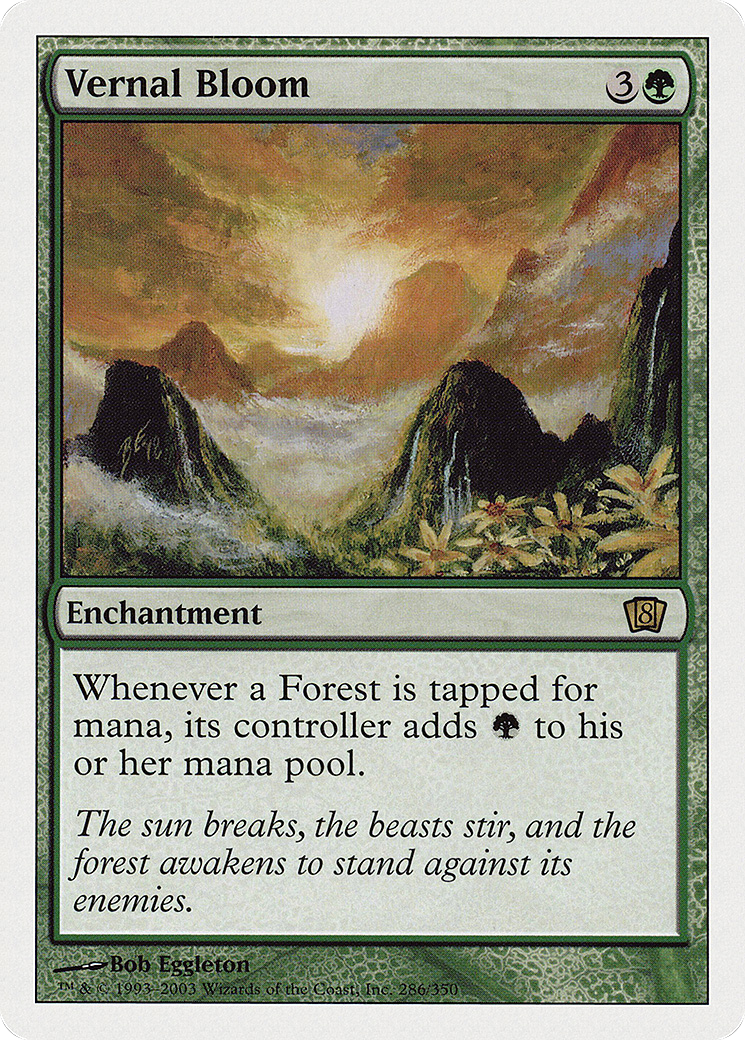 Vernal Bloom (8ED-286) [Eighth Edition] Foil