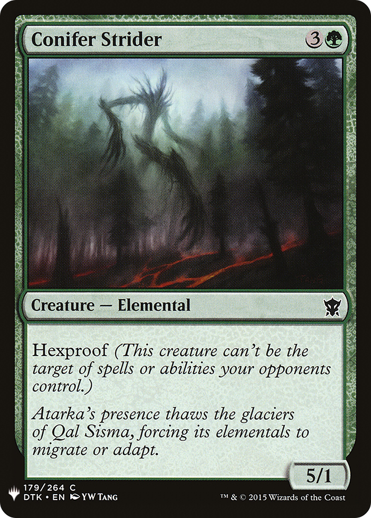 Conifer Strider (LIST-DTK-179) [The List]