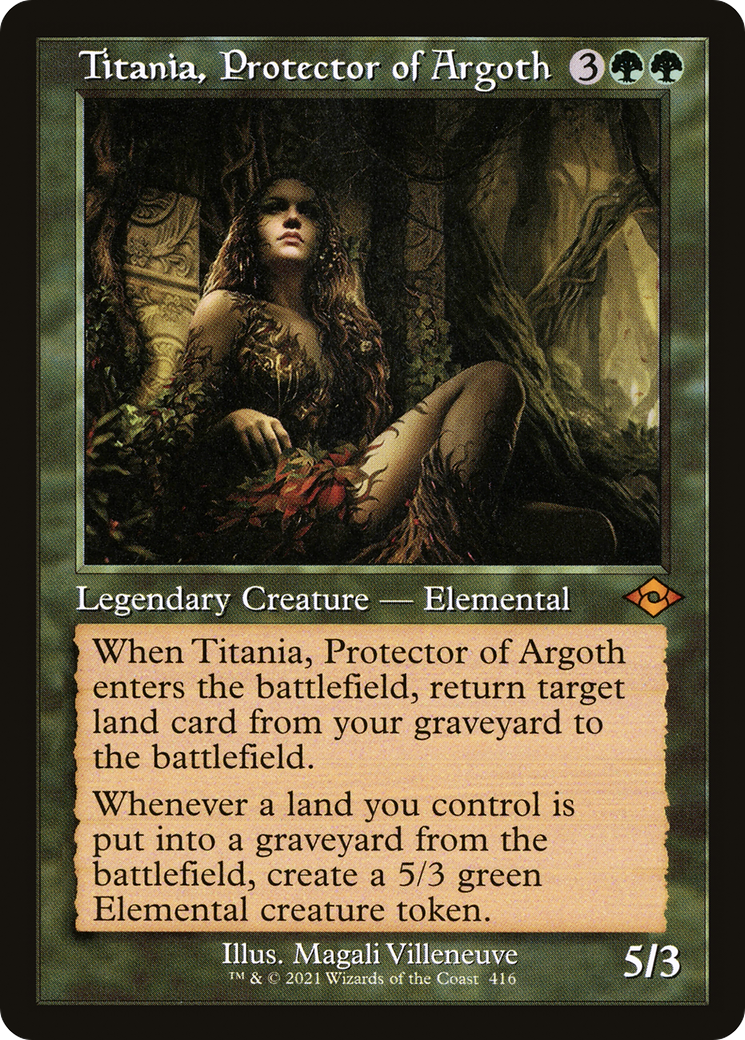Titania, Protector of Argoth (MH2-416) [Modern Horizons 2] Foil