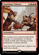 Gratuitous Violence (BLC-197) [Bloomburrow Commander]