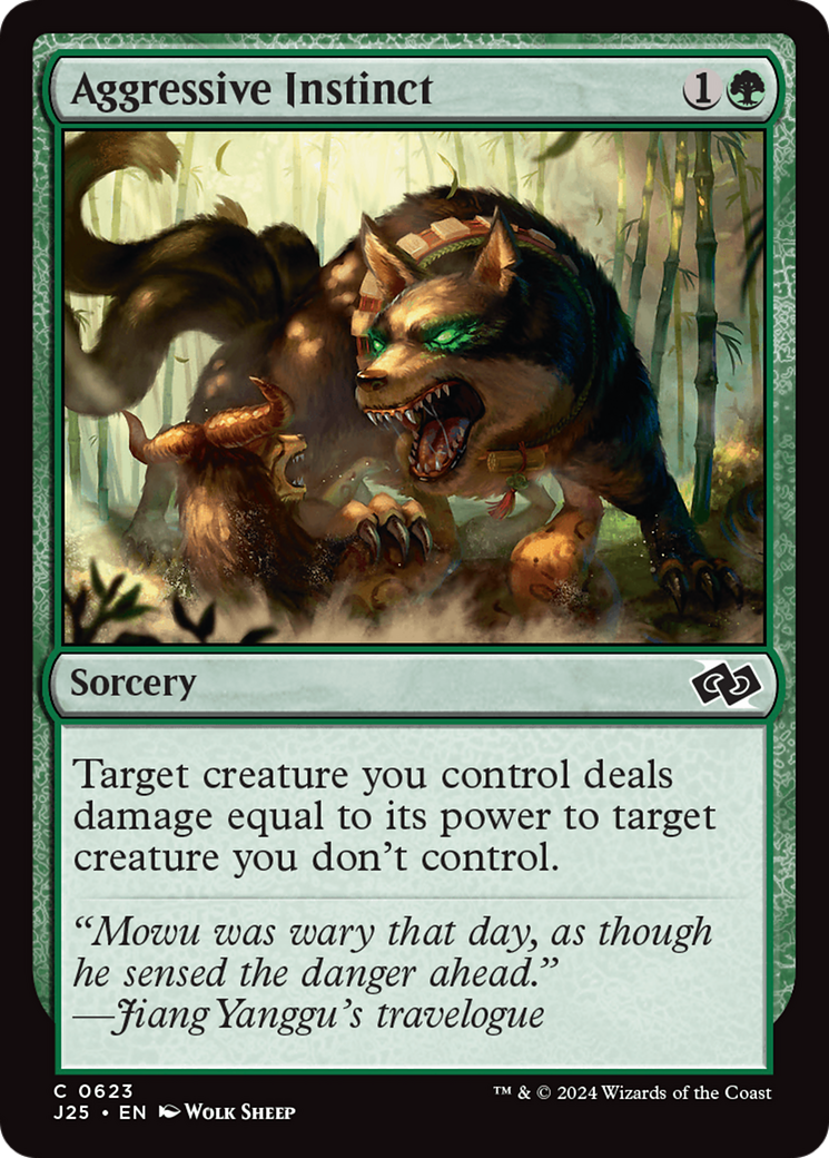 Aggressive Instinct (J25-623) [Foundations Jumpstart]