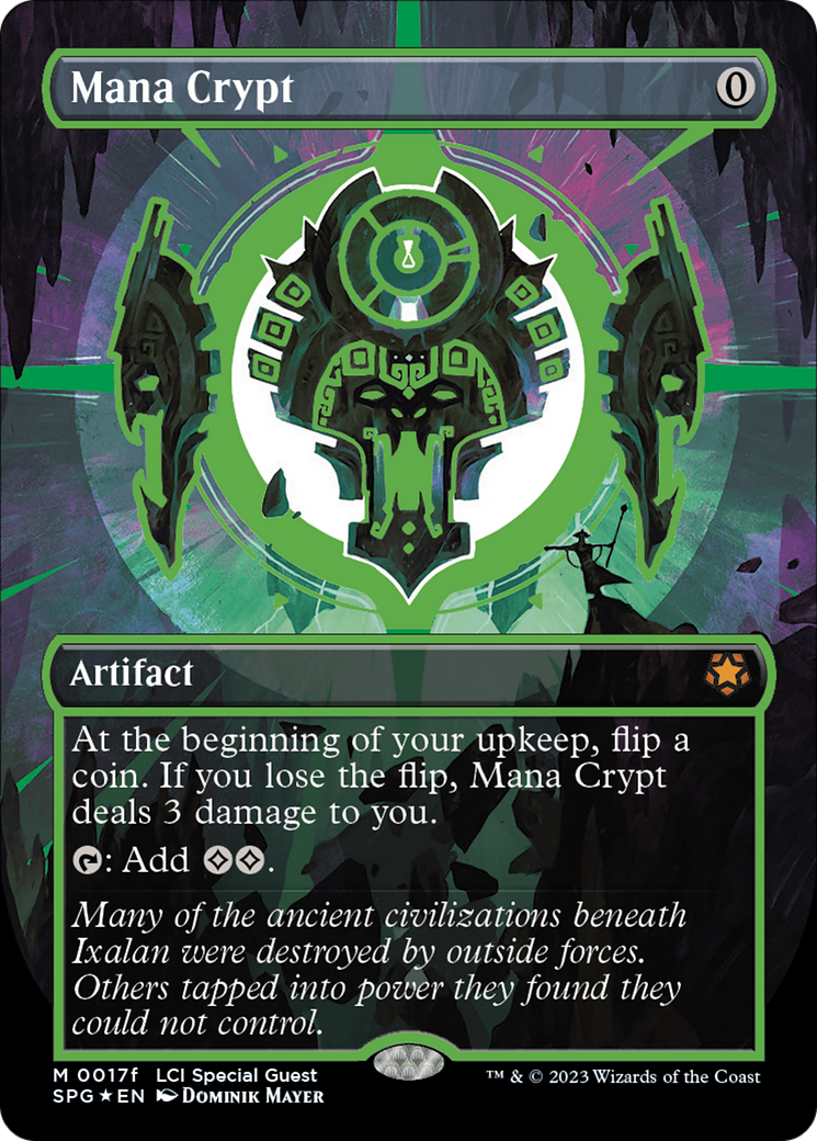 Mana Crypt (SPG-17F) [Special Guests] (Borderless) Foil