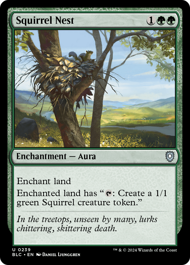 Squirrel Nest (BLC-239) [Bloomburrow Commander]