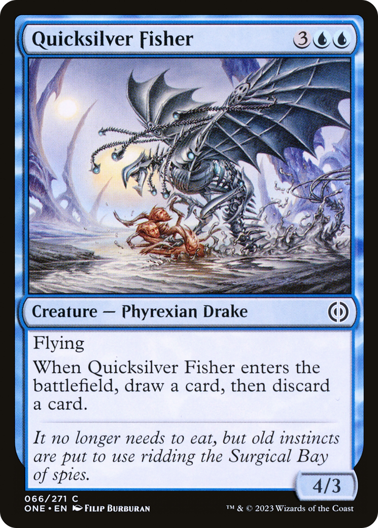 Quicksilver Fisher (ONE-066) [Phyrexia: All Will Be One]