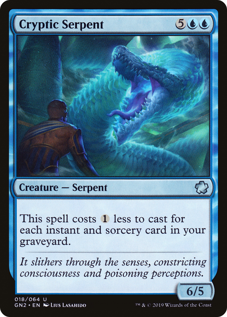 Cryptic Serpent (GN2-018) [Game Night 2019]