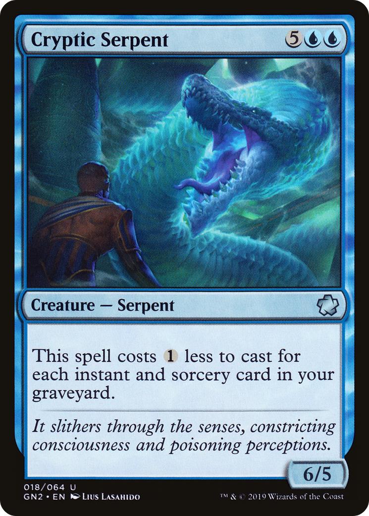 Cryptic Serpent (GN2-018) [Game Night 2019]