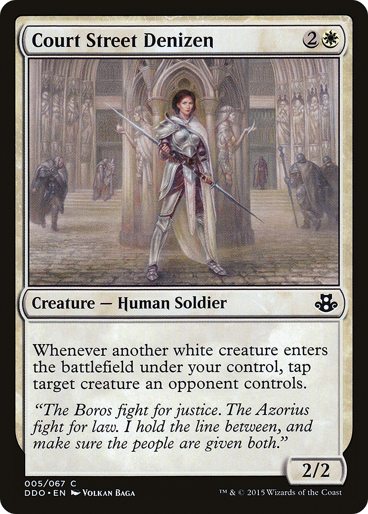 Court Street Denizen (DDO-005) [Duel Decks: Elspeth vs. Kiora]
