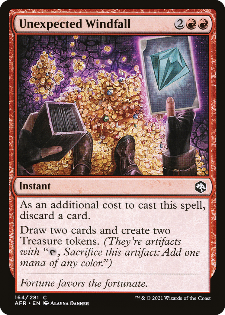 Unexpected Windfall (AFR-164) [Adventures in the Forgotten Realms] Foil