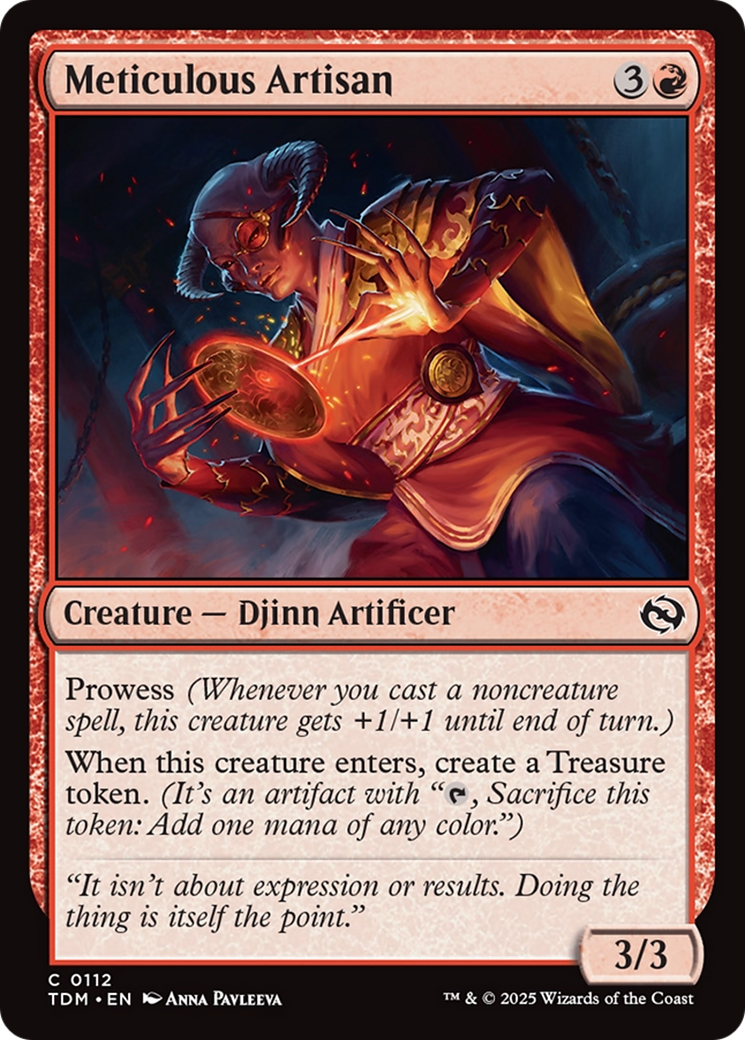 Meticulous Artisan (TDM-112) [Tarkir: Dragonstorm]