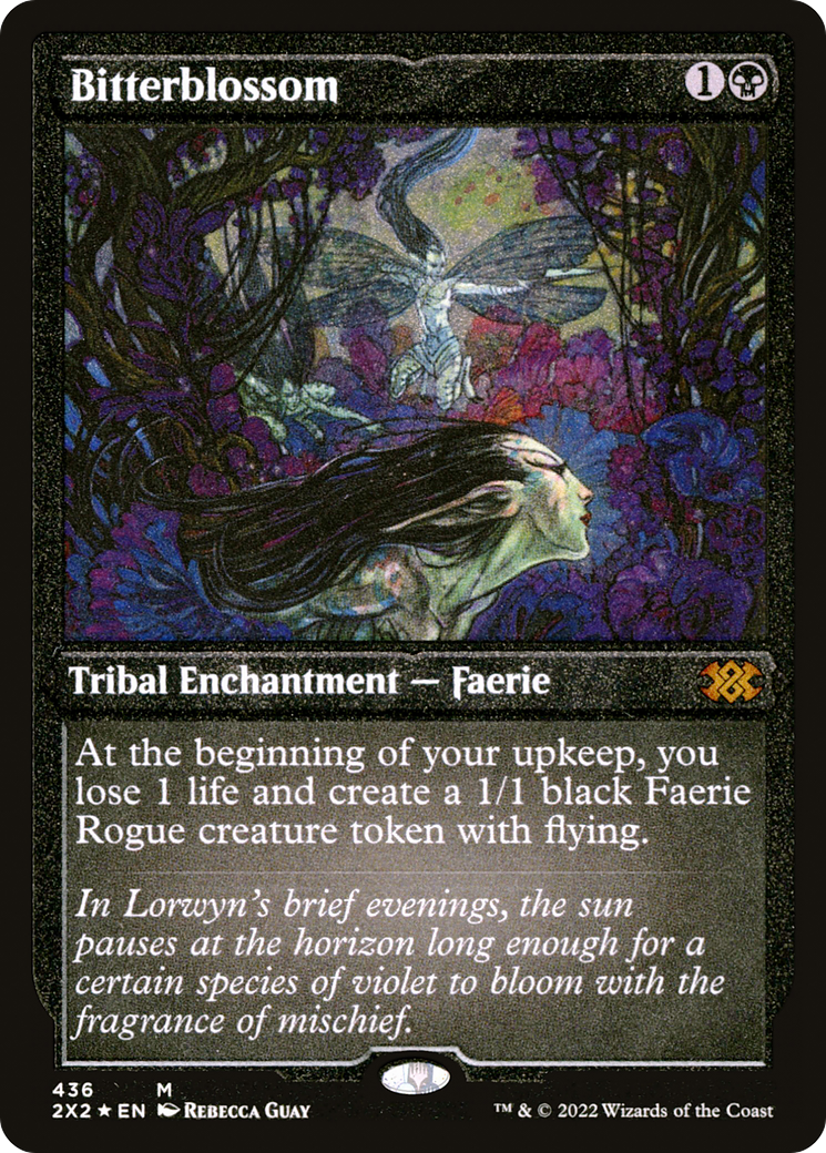 Bitterblossom (Foil Etched) (2X2-436) [Double Masters 2022] Foil