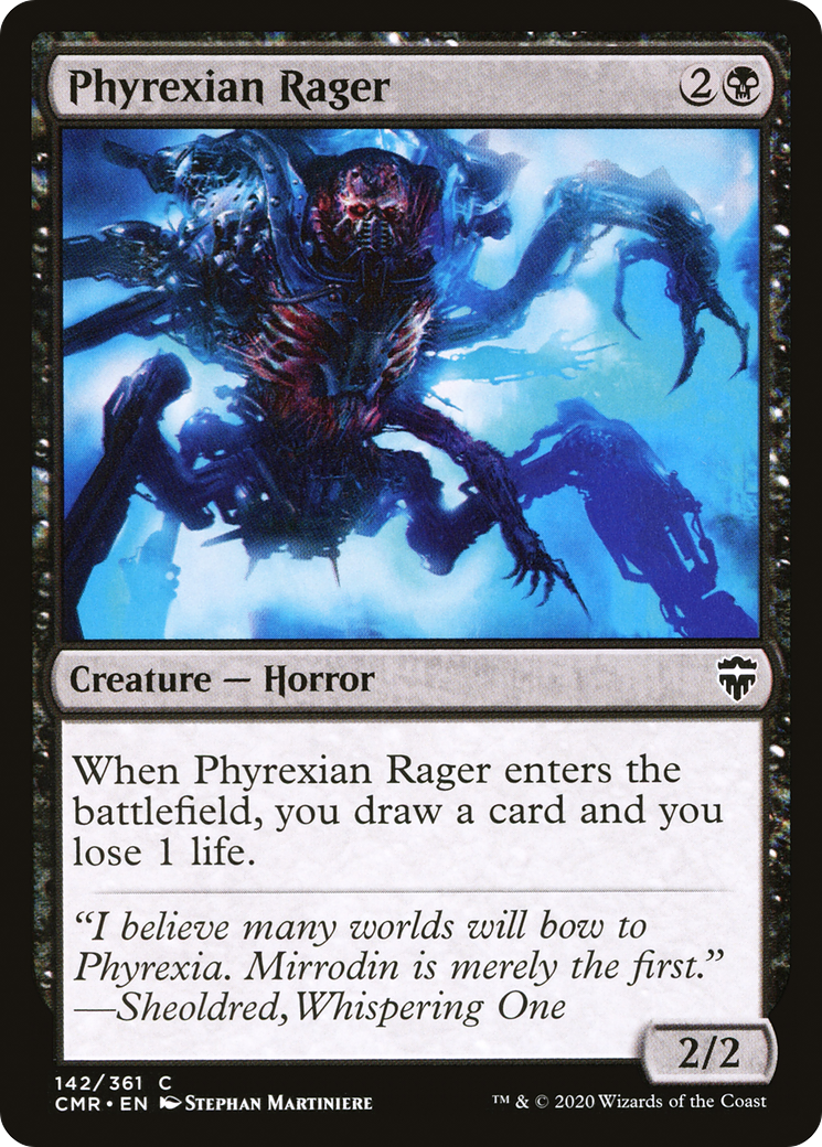 Phyrexian Rager (CMR-142) [Commander Legends]