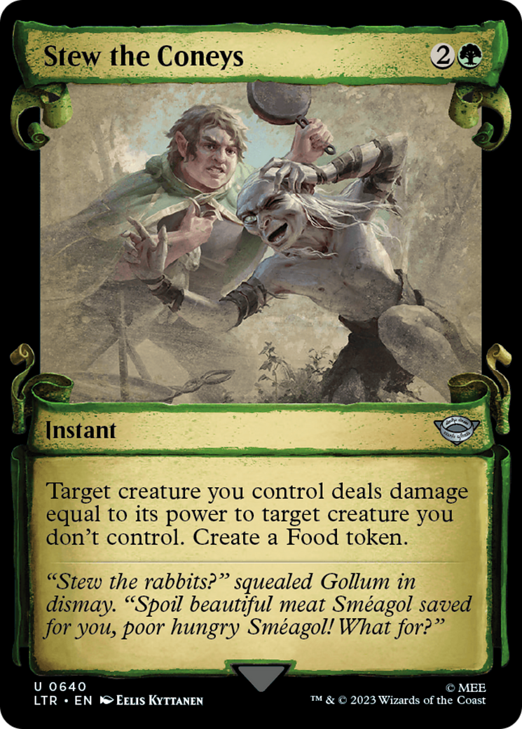 Stew the Coneys (LTR-640) [The Lord of the Rings: Tales of Middle-earth]: (Showcase) Foil