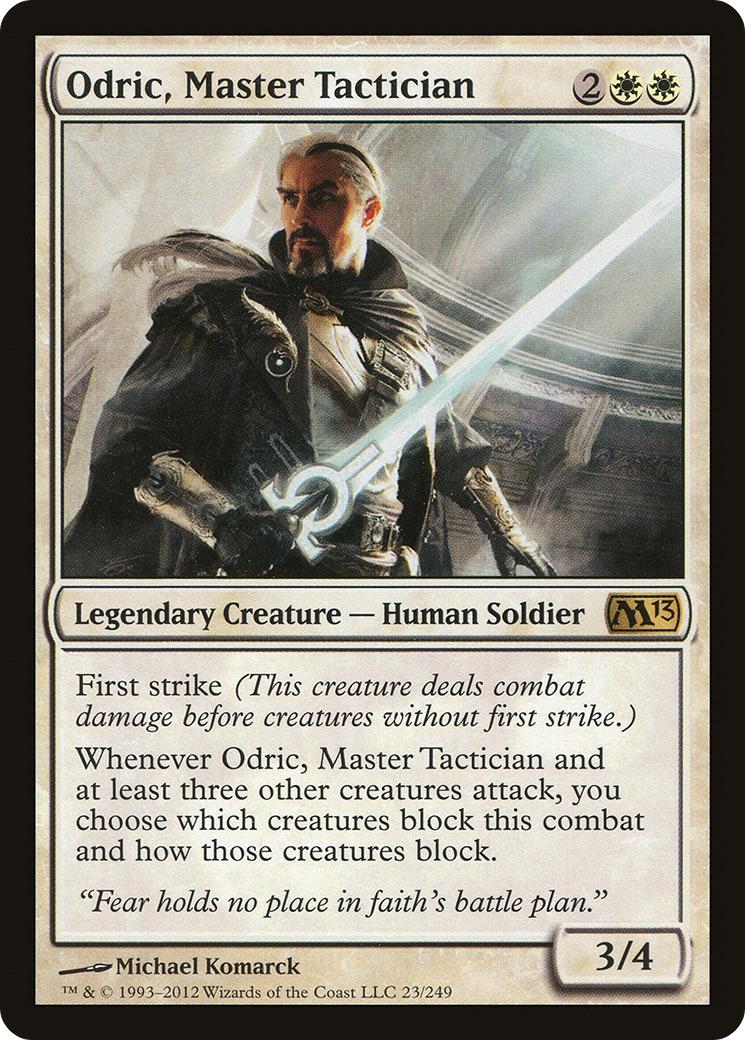 Odric, Master Tactician (M13-023) [Magic 2013]