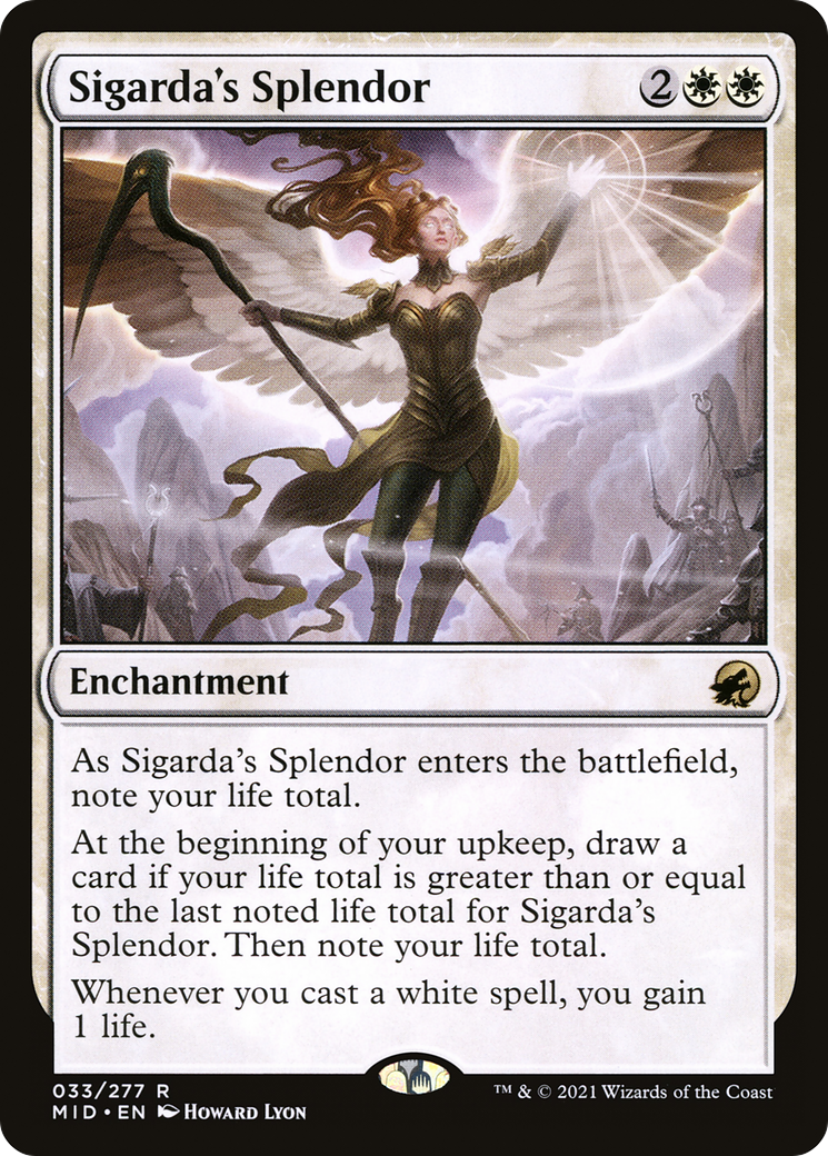 Sigarda's Splendor (MID-033) [Innistrad: Midnight Hunt]