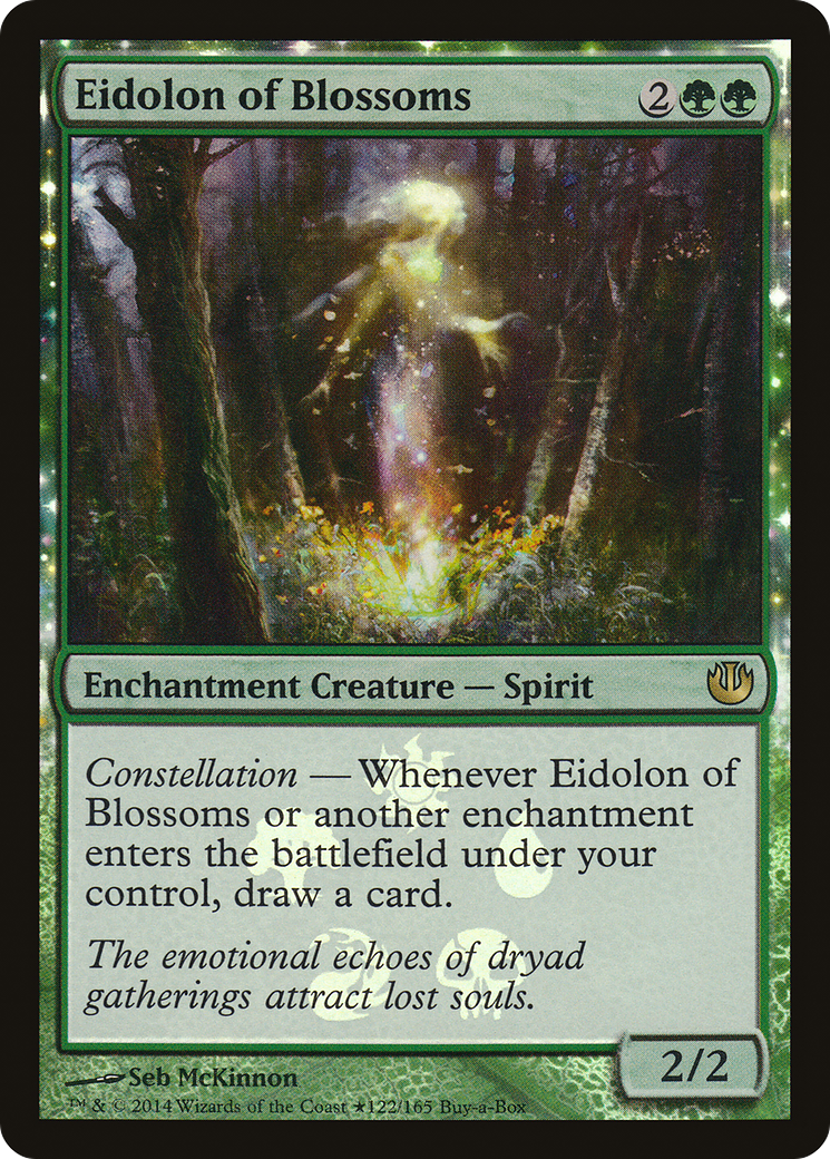 Eidolon of Blossoms (BABP-122★) [Journey into Nyx Promos]: (enchantment) Foil