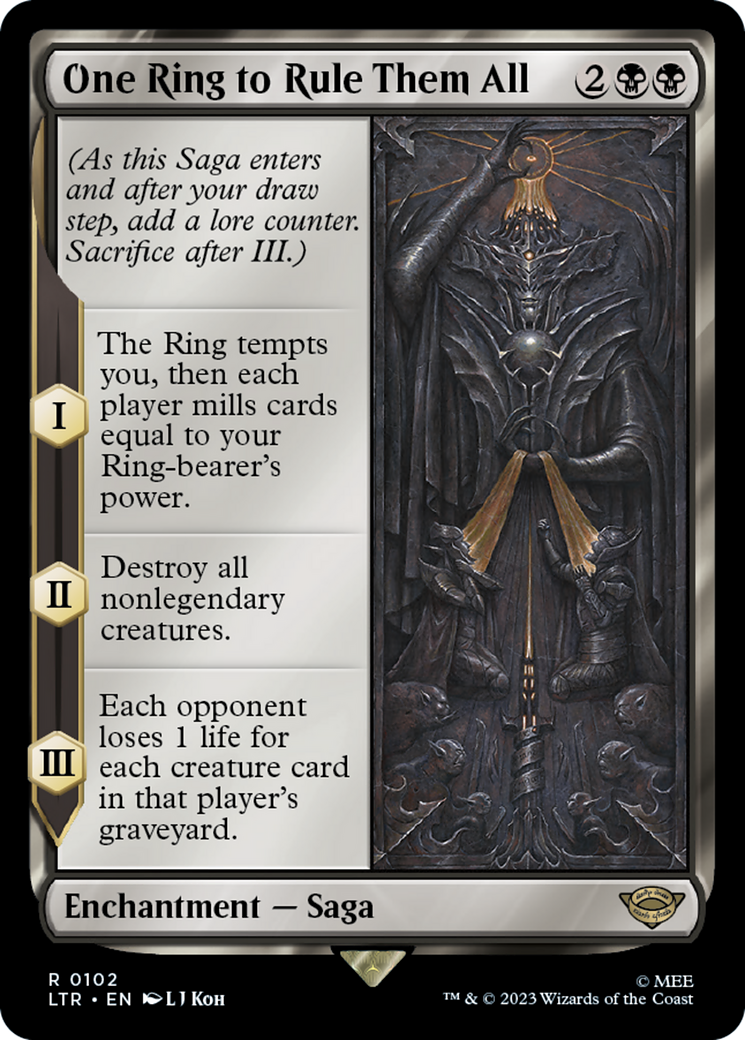One Ring to Rule Them All (LTR-102) [The Lord of the Rings: Tales of Middle-earth]