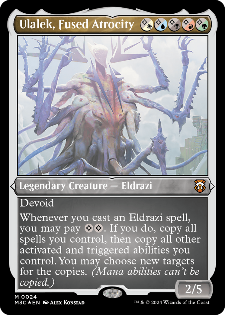 Ulalek, Fused Atrocity (M3C-024) [Modern Horizons 3 Commander] Etched Foil