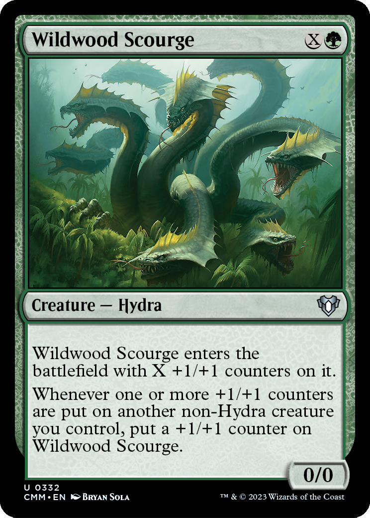 Wildwood Scourge (CMM-332) [Commander Masters] Foil