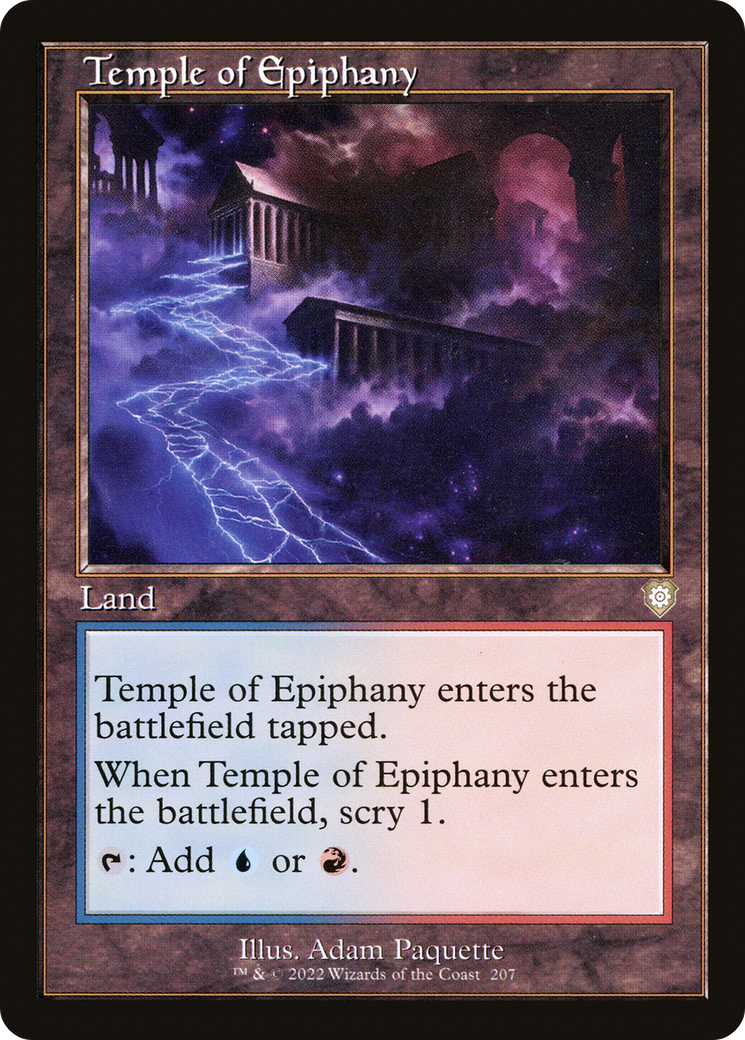 Temple of Epiphany (Retro Frame) (BRC-207) [The Brothers' War Commander]