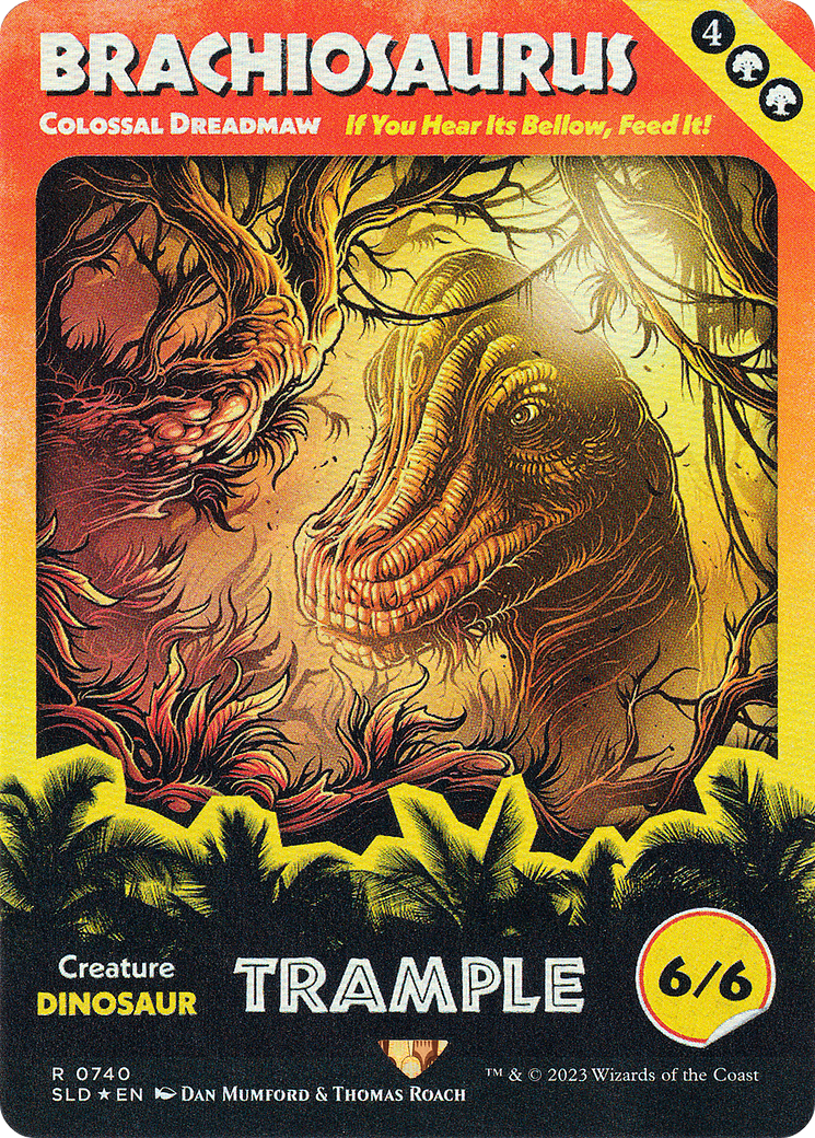 Colossal Dreadmaw (SLD-740) [Secret Lair Drop] / Brachiosaurus (Borderless)