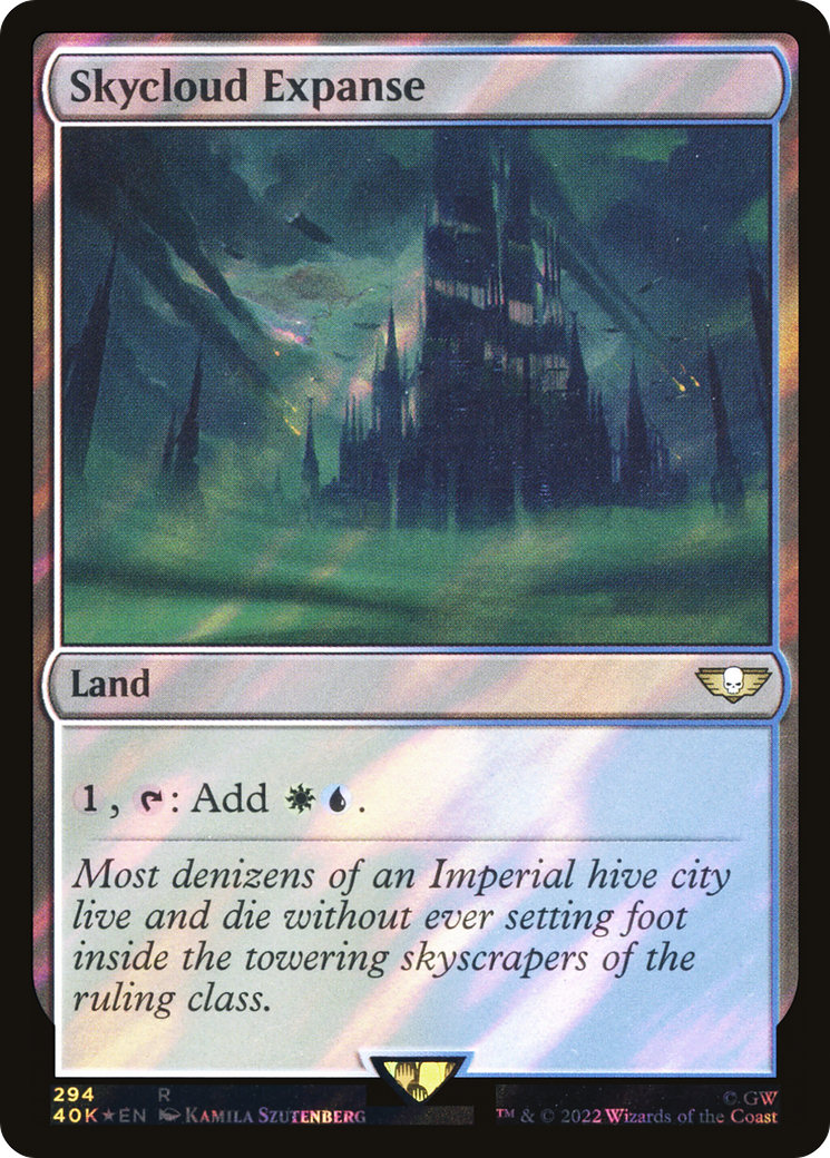Skycloud Expanse (Surge Foil) (40K-294) [Warhammer 40,000 Commander] Foil