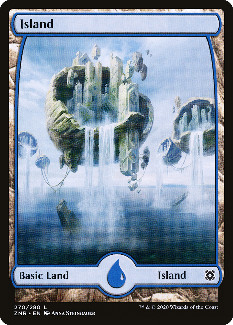 Island (270) - Full Art (ZNR-270) [Zendikar Rising]