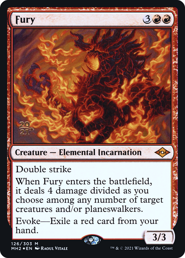 Fury (PRE-126S) [Modern Horizons 2 Promos] Foil