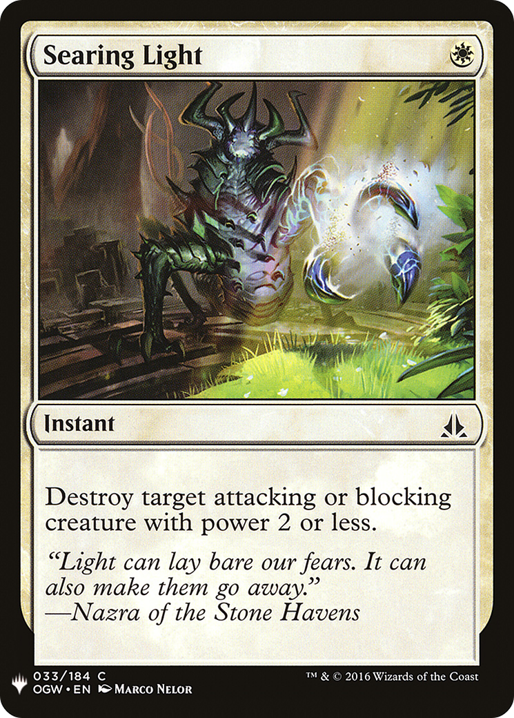 Searing Light (LIST-OGW-33) [The List]