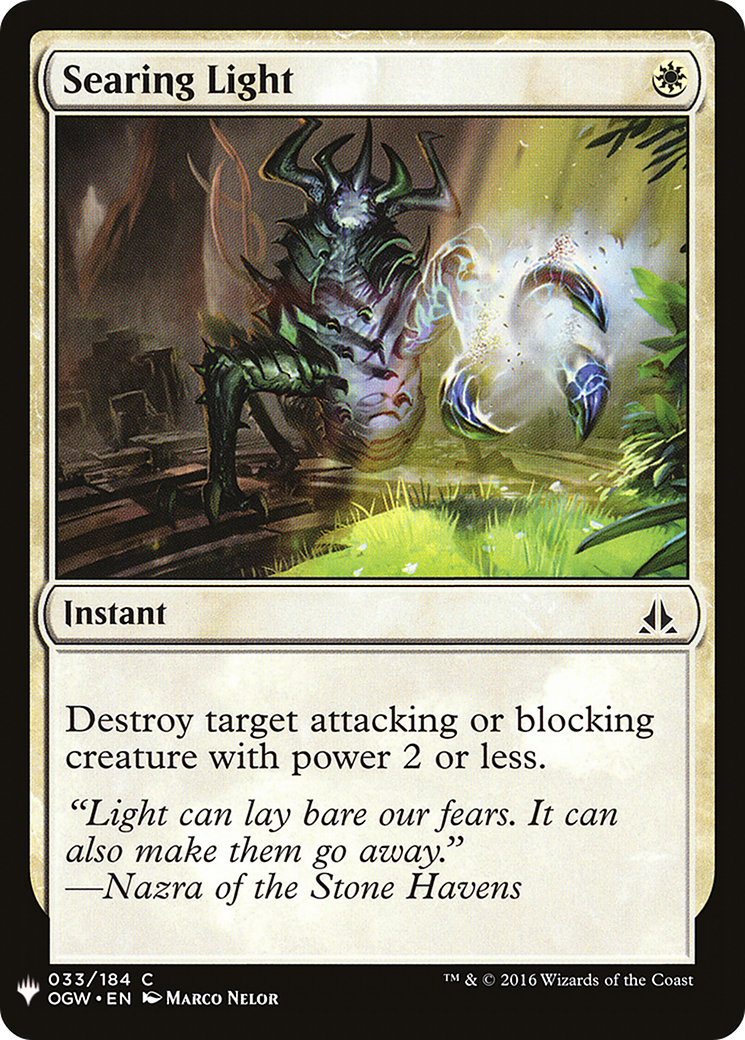 Searing Light (LIST-OGW-33) [The List]