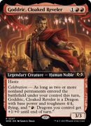 Goddric, Cloaked Reveler (WOE-347) [Wilds of Eldraine]: (Extended Art)