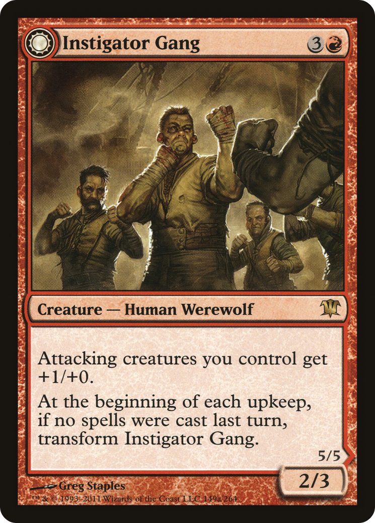 Instigator Gang // Wildblood Pack (ISD-149) [Innistrad]: (Double Faced Transform)