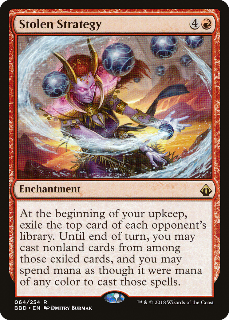 Stolen Strategy (BBD-064) [Battlebond] Foil