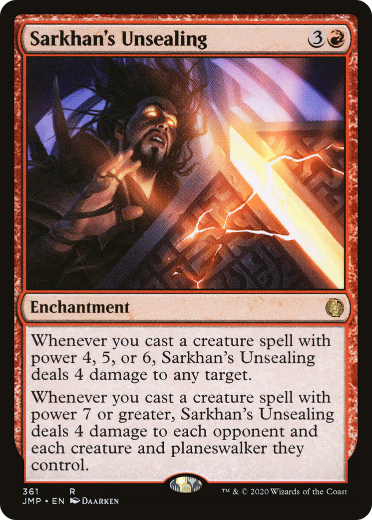 Sarkhan's Unsealing (JMP-361) [Jumpstart]
