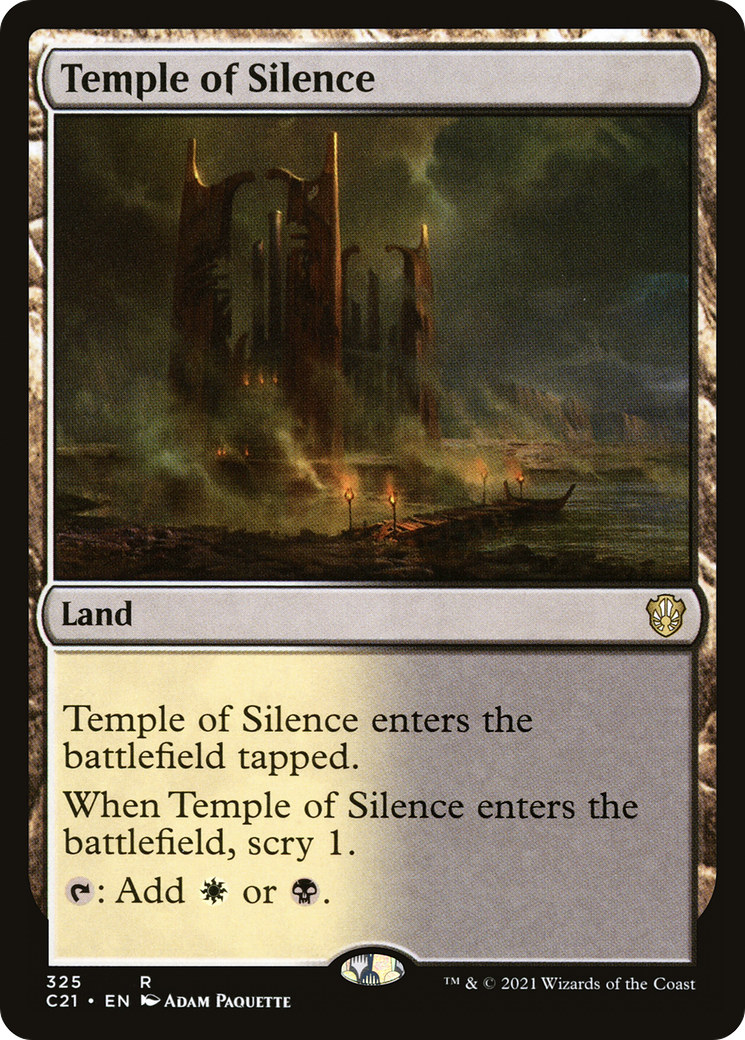 Temple of Silence (C21-325) [Commander 2021]